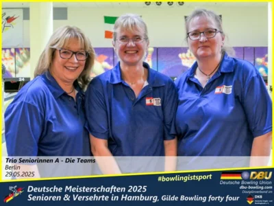 Foto des Albums: Fotoalbum 4 von den Deutschen Meisterschaften 2025 der Seniorinnen, Senioren & Versehrte in Hamburg, Gilde Bowling forty four