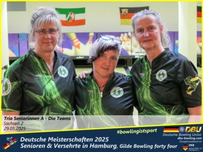 Foto des Albums: Fotoalbum 4 von den Deutschen Meisterschaften 2025 der Seniorinnen, Senioren & Versehrte in Hamburg, Gilde Bowling forty four