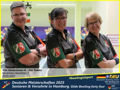 Foto des Albums: Fotoalbum 4 von den Deutschen Meisterschaften 2025 der Seniorinnen, Senioren & Versehrte in Hamburg, Gilde Bowling forty four