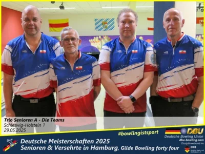 Foto des Albums: Fotoalbum 4 von den Deutschen Meisterschaften 2025 der Seniorinnen, Senioren & Versehrte in Hamburg, Gilde Bowling forty four