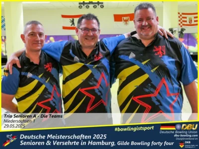 Foto des Albums: Fotoalbum 4 von den Deutschen Meisterschaften 2025 der Seniorinnen, Senioren & Versehrte in Hamburg, Gilde Bowling forty four