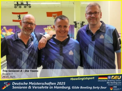 Foto des Albums: Fotoalbum 4 von den Deutschen Meisterschaften 2025 der Seniorinnen, Senioren & Versehrte in Hamburg, Gilde Bowling forty four