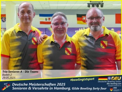 Foto des Albums: Fotoalbum 4 von den Deutschen Meisterschaften 2025 der Seniorinnen, Senioren & Versehrte in Hamburg, Gilde Bowling forty four