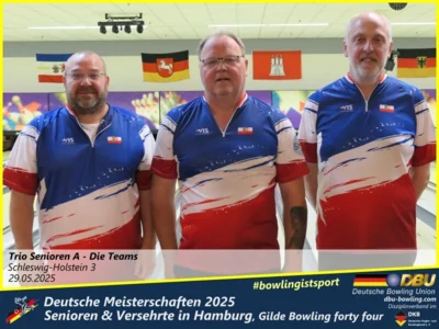 Foto des Albums: Fotoalbum 4 von den Deutschen Meisterschaften 2025 der Seniorinnen, Senioren & Versehrte in Hamburg, Gilde Bowling forty four