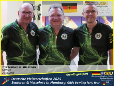 Foto des Albums: Fotoalbum 4 von den Deutschen Meisterschaften 2025 der Seniorinnen, Senioren & Versehrte in Hamburg, Gilde Bowling forty four