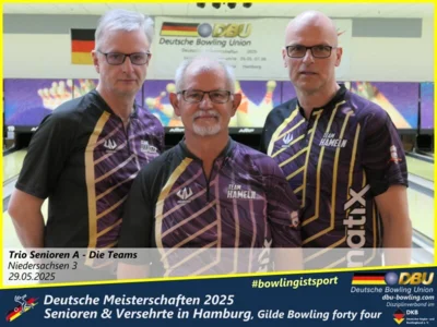 Foto des Albums: Fotoalbum 4 von den Deutschen Meisterschaften 2025 der Seniorinnen, Senioren & Versehrte in Hamburg, Gilde Bowling forty four