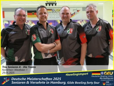 Foto des Albums: Fotoalbum 4 von den Deutschen Meisterschaften 2025 der Seniorinnen, Senioren & Versehrte in Hamburg, Gilde Bowling forty four