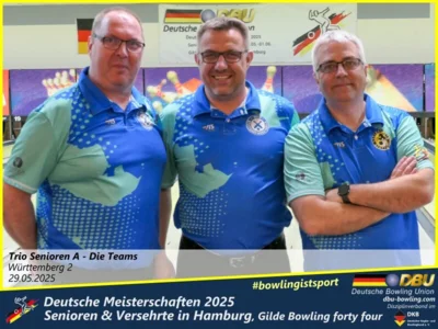 Foto des Albums: Fotoalbum 4 von den Deutschen Meisterschaften 2025 der Seniorinnen, Senioren & Versehrte in Hamburg, Gilde Bowling forty four