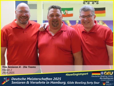 Foto des Albums: Fotoalbum 4 von den Deutschen Meisterschaften 2025 der Seniorinnen, Senioren & Versehrte in Hamburg, Gilde Bowling forty four