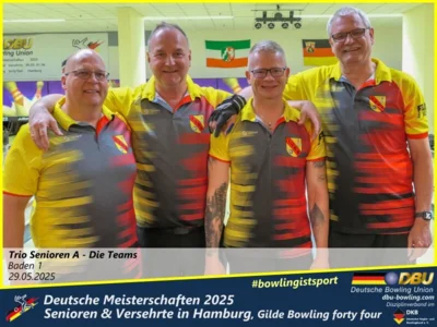 Foto des Albums: Fotoalbum 4 von den Deutschen Meisterschaften 2025 der Seniorinnen, Senioren & Versehrte in Hamburg, Gilde Bowling forty four