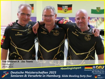 Foto des Albums: Fotoalbum 4 von den Deutschen Meisterschaften 2025 der Seniorinnen, Senioren & Versehrte in Hamburg, Gilde Bowling forty four