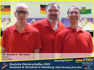 Foto des Albums: Fotoalbum 4 von den Deutschen Meisterschaften 2025 der Seniorinnen, Senioren & Versehrte in Hamburg, Gilde Bowling forty four