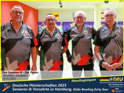 Foto des Albums: Fotoalbum 4 von den Deutschen Meisterschaften 2025 der Seniorinnen, Senioren & Versehrte in Hamburg, Gilde Bowling forty four