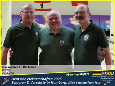 Foto des Albums: Fotoalbum 4 von den Deutschen Meisterschaften 2025 der Seniorinnen, Senioren & Versehrte in Hamburg, Gilde Bowling forty four