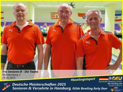 Foto des Albums: Fotoalbum 4 von den Deutschen Meisterschaften 2025 der Seniorinnen, Senioren & Versehrte in Hamburg, Gilde Bowling forty four