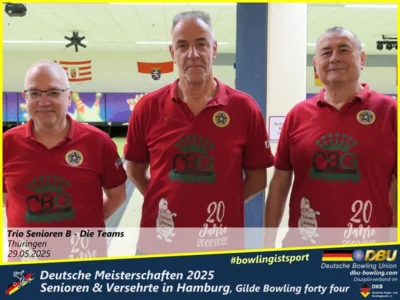 Foto des Albums: Fotoalbum 4 von den Deutschen Meisterschaften 2025 der Seniorinnen, Senioren & Versehrte in Hamburg, Gilde Bowling forty four
