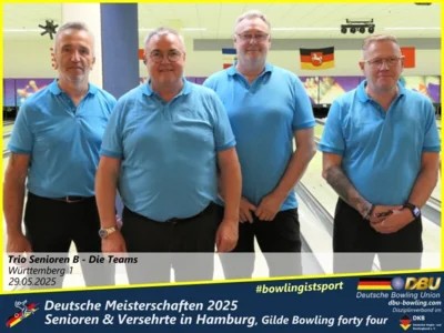 Foto des Albums: Fotoalbum 4 von den Deutschen Meisterschaften 2025 der Seniorinnen, Senioren & Versehrte in Hamburg, Gilde Bowling forty four