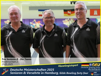 Foto des Albums: Fotoalbum 4 von den Deutschen Meisterschaften 2025 der Seniorinnen, Senioren & Versehrte in Hamburg, Gilde Bowling forty four
