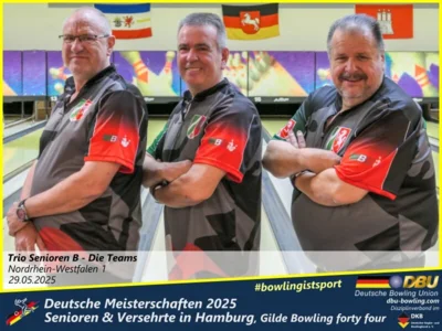 Foto des Albums: Fotoalbum 4 von den Deutschen Meisterschaften 2025 der Seniorinnen, Senioren & Versehrte in Hamburg, Gilde Bowling forty four