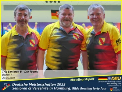 Foto des Albums: Fotoalbum 4 von den Deutschen Meisterschaften 2025 der Seniorinnen, Senioren & Versehrte in Hamburg, Gilde Bowling forty four