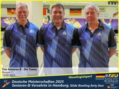 Foto des Albums: Fotoalbum 4 von den Deutschen Meisterschaften 2025 der Seniorinnen, Senioren & Versehrte in Hamburg, Gilde Bowling forty four