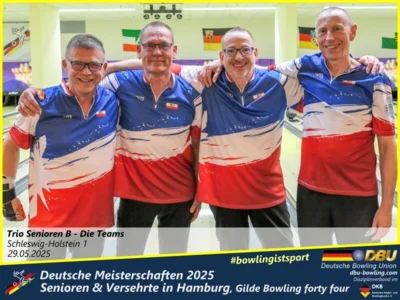 Foto des Albums: Fotoalbum 4 von den Deutschen Meisterschaften 2025 der Seniorinnen, Senioren & Versehrte in Hamburg, Gilde Bowling forty four