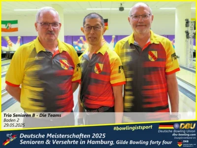 Foto des Albums: Fotoalbum 4 von den Deutschen Meisterschaften 2025 der Seniorinnen, Senioren & Versehrte in Hamburg, Gilde Bowling forty four