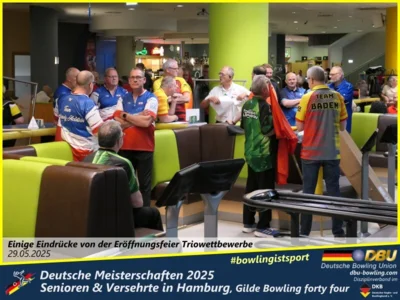 Foto des Albums: Fotoalbum 4 von den Deutschen Meisterschaften 2025 der Seniorinnen, Senioren & Versehrte in Hamburg, Gilde Bowling forty four