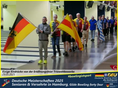 Foto des Albums: Fotoalbum 4 von den Deutschen Meisterschaften 2025 der Seniorinnen, Senioren & Versehrte in Hamburg, Gilde Bowling forty four