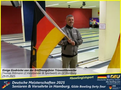 Foto des Albums: Fotoalbum 4 von den Deutschen Meisterschaften 2025 der Seniorinnen, Senioren & Versehrte in Hamburg, Gilde Bowling forty four