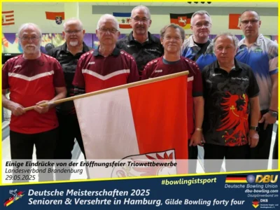 Foto des Albums: Fotoalbum 4 von den Deutschen Meisterschaften 2025 der Seniorinnen, Senioren & Versehrte in Hamburg, Gilde Bowling forty four