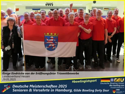 Foto des Albums: Fotoalbum 4 von den Deutschen Meisterschaften 2025 der Seniorinnen, Senioren & Versehrte in Hamburg, Gilde Bowling forty four