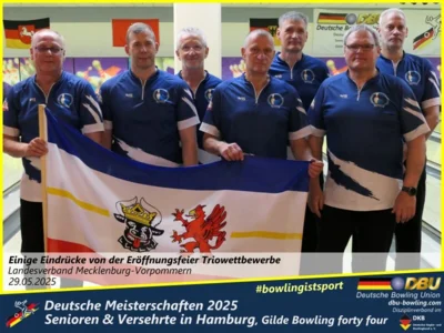 Foto des Albums: Fotoalbum 4 von den Deutschen Meisterschaften 2025 der Seniorinnen, Senioren & Versehrte in Hamburg, Gilde Bowling forty four