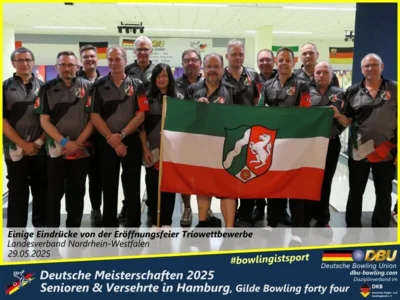 Foto des Albums: Fotoalbum 4 von den Deutschen Meisterschaften 2025 der Seniorinnen, Senioren & Versehrte in Hamburg, Gilde Bowling forty four
