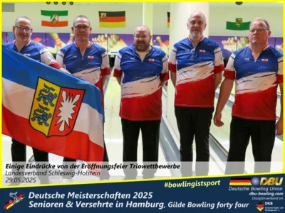 Foto des Albums: Fotoalbum 4 von den Deutschen Meisterschaften 2025 der Seniorinnen, Senioren & Versehrte in Hamburg, Gilde Bowling forty four