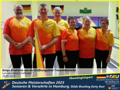 Foto des Albums: Fotoalbum 4 von den Deutschen Meisterschaften 2025 der Seniorinnen, Senioren & Versehrte in Hamburg, Gilde Bowling forty four