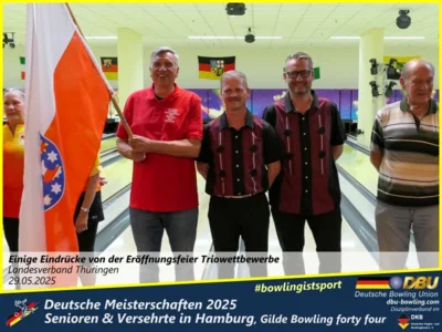 Foto des Albums: Fotoalbum 4 von den Deutschen Meisterschaften 2025 der Seniorinnen, Senioren & Versehrte in Hamburg, Gilde Bowling forty four