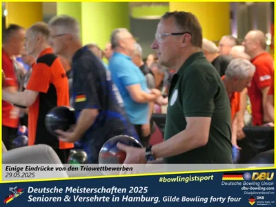 Foto des Albums: Fotoalbum 4 von den Deutschen Meisterschaften 2025 der Seniorinnen, Senioren & Versehrte in Hamburg, Gilde Bowling forty four