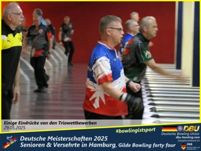 Foto des Albums: Fotoalbum 4 von den Deutschen Meisterschaften 2025 der Seniorinnen, Senioren & Versehrte in Hamburg, Gilde Bowling forty four