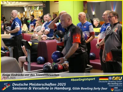 Foto des Albums: Fotoalbum 4 von den Deutschen Meisterschaften 2025 der Seniorinnen, Senioren & Versehrte in Hamburg, Gilde Bowling forty four