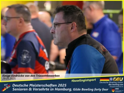 Foto des Albums: Fotoalbum 4 von den Deutschen Meisterschaften 2025 der Seniorinnen, Senioren & Versehrte in Hamburg, Gilde Bowling forty four