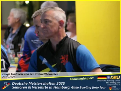 Foto des Albums: Fotoalbum 4 von den Deutschen Meisterschaften 2025 der Seniorinnen, Senioren & Versehrte in Hamburg, Gilde Bowling forty four
