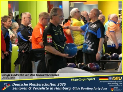 Foto des Albums: Fotoalbum 4 von den Deutschen Meisterschaften 2025 der Seniorinnen, Senioren & Versehrte in Hamburg, Gilde Bowling forty four