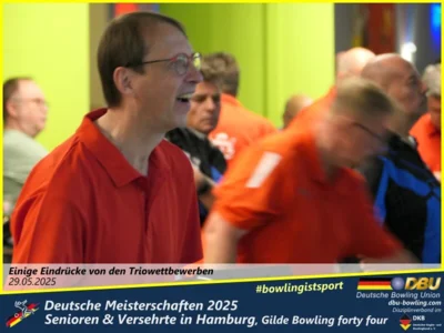 Foto des Albums: Fotoalbum 4 von den Deutschen Meisterschaften 2025 der Seniorinnen, Senioren & Versehrte in Hamburg, Gilde Bowling forty four