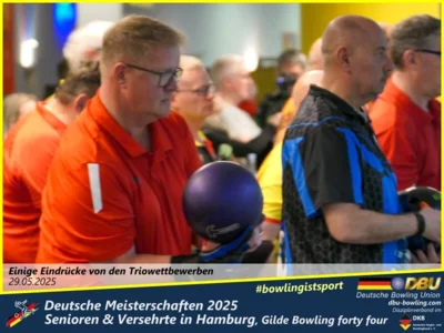 Foto des Albums: Fotoalbum 4 von den Deutschen Meisterschaften 2025 der Seniorinnen, Senioren & Versehrte in Hamburg, Gilde Bowling forty four