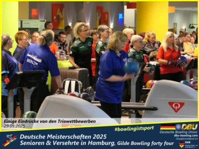 Foto des Albums: Fotoalbum 4 von den Deutschen Meisterschaften 2025 der Seniorinnen, Senioren & Versehrte in Hamburg, Gilde Bowling forty four