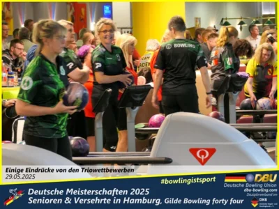 Foto des Albums: Fotoalbum 4 von den Deutschen Meisterschaften 2025 der Seniorinnen, Senioren & Versehrte in Hamburg, Gilde Bowling forty four