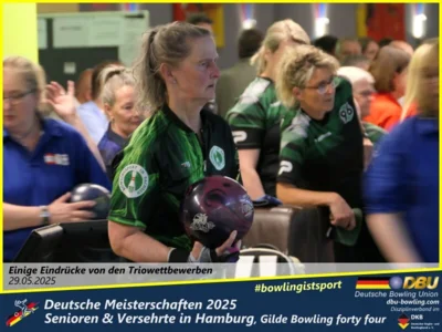 Foto des Albums: Fotoalbum 4 von den Deutschen Meisterschaften 2025 der Seniorinnen, Senioren & Versehrte in Hamburg, Gilde Bowling forty four