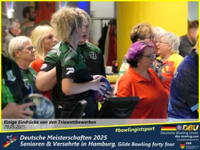 Foto des Albums: Fotoalbum 4 von den Deutschen Meisterschaften 2025 der Seniorinnen, Senioren & Versehrte in Hamburg, Gilde Bowling forty four
