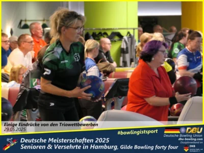 Foto des Albums: Fotoalbum 4 von den Deutschen Meisterschaften 2025 der Seniorinnen, Senioren & Versehrte in Hamburg, Gilde Bowling forty four